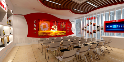 黨建文化館的主題可以分成幾個版塊？