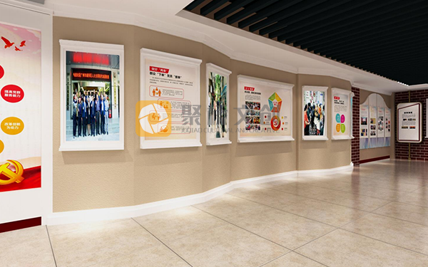 石油公司黨建展館設(shè)計(jì)理念：融合紅色基因與能源脈動(dòng)