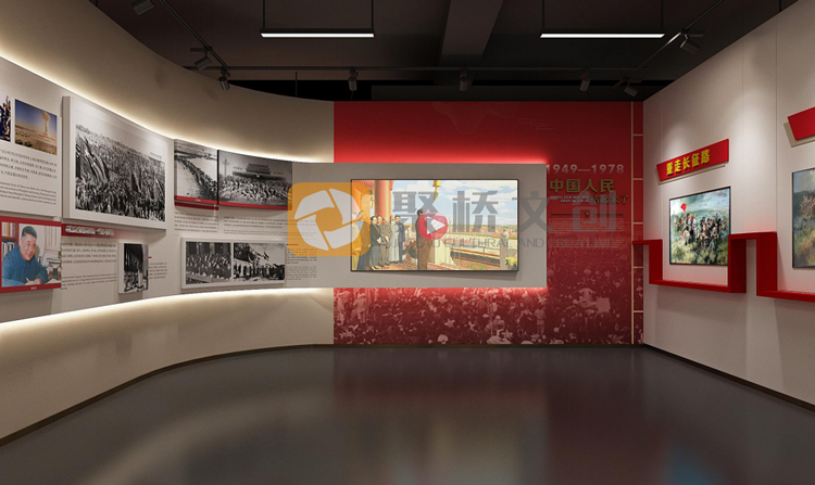 數(shù)字黨建展廳設計