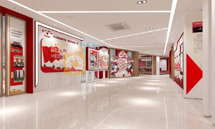 社區(qū)黨史黨建展廳設計